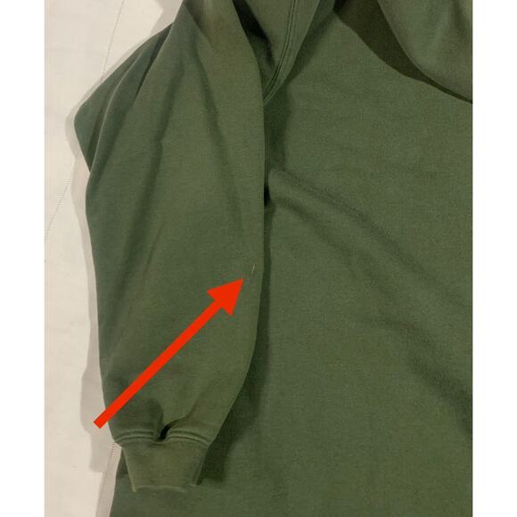 Disneyland Tigger Sweatshirt Large Green DL Hoodie Hooded w/ Pockets Embroidered - Picture 16 of 16